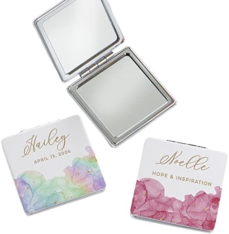 Personalization Universe Birthstone Color Personalized Compact Mirror