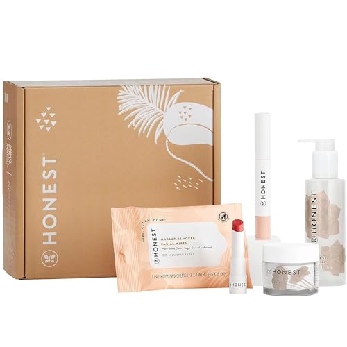 Honest Beauty Fresh Face Bestsellers Kit 4-Piece Set Vegan Cruelty-Free Makeup Remover