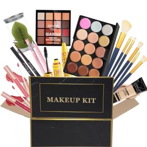 All-in-One Makeup Kit for Women and Teens, Full Starter Set for Beginners