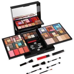 CHARMCODE 54 Shade All-in-One Professional Makeup Gift Kit with Brushes for Women