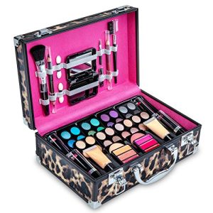 79-Piece Makeup Kit Gift Set with 32 Eye Shadows, 2 Blushes, Lip Products, and Case