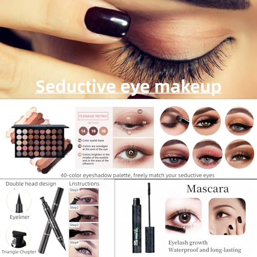 Travel Makeup Kit for Girls Ages 8-12, Kids Makeup Set for Beginners and Teens - Image 2