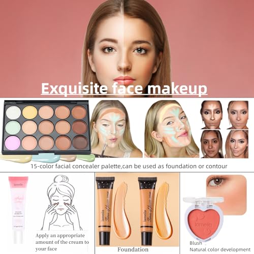 Travel Makeup Kit for Girls Ages 8-12, Kids Makeup Set for Beginners and Teens - Image 3