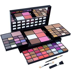 All-in-One 74-Color Professional Makeup Kit for Women with Eyeshadow and Lip Gloss