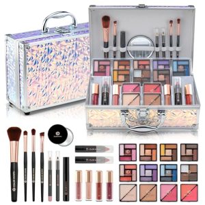 35 Color Nymph Makeup Kit for Women and Teens, Includes Travel Case and Brushes