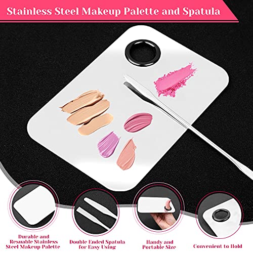 Disposable Makeup Applicators Kit 200 Pcs, Mascara Wands, Lip Brushes, Hair Clips, Tray, Organizer Box - Image 3