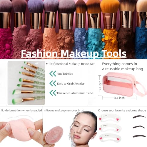 Travel Makeup Kit for Girls Ages 8-12, Kids Makeup Set for Beginners and Teens - Image 6