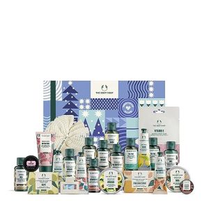 The Body Shop 24-Piece Holiday Skincare Beauty Advent Calendar Gift Set