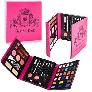 SHANY 35 Color Eyeshadow Travel Makeup Kit with Blush, Lip Colors, Eyeliner, and Mirror