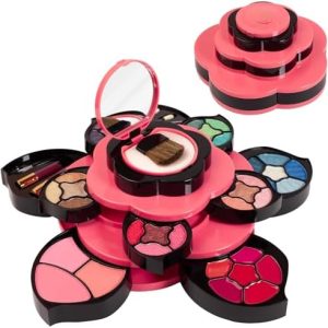 Toysical 3-Tier Starter Makeup Palette Gift Set for Teens Beginners