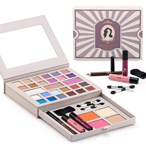 Color Nymph Women's Makeup Gift Set with 24 Eyeshadow Colors and Brushes