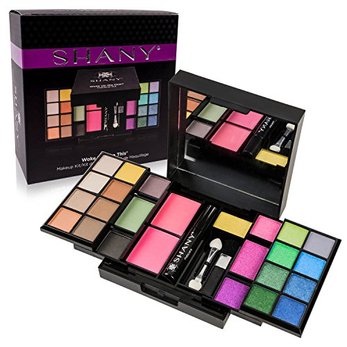 SHANY Woke Up Like This Makeup Kit 12 Piece Set with Eyeshadows, Blushes, Mascara