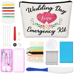 Bride's Floral Wedding Emergency Kit, Classic Series, Includes Makeup Bag and Essential Supplies