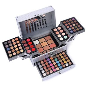 132 Color All-in-One Makeup Gift Set Kit with 94 Eyeshadows, 12 Lip Glosses, and More