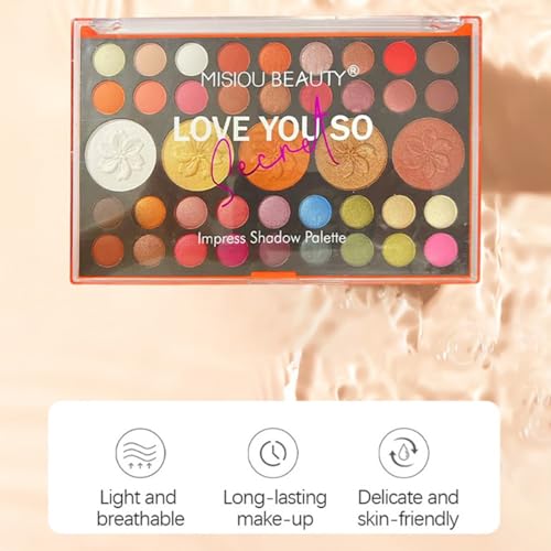41 Color Eyeshadow and Blush Makeup Kit for Women and Girls All-in-One Palette - Image 5