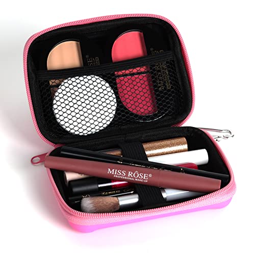 All-in-One Makeup Kit for Women - Professional Set with Powder, Blush, Eyeliner, Eyeshadow, Mascara, Lip Gloss, Lipstick (Pink, 10 Pieces)