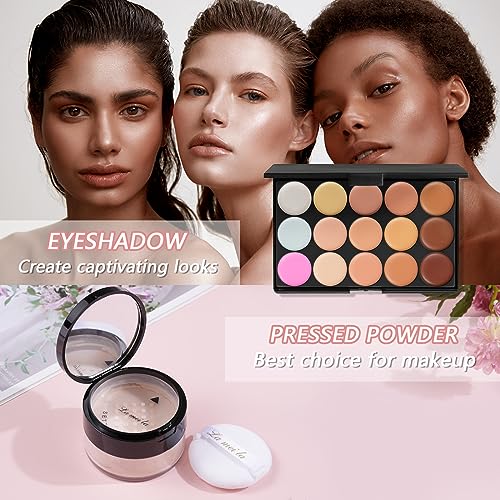 Essential All-in-One Makeup Kit for Women Holiday Gift Box Starter Bundle - Image 6