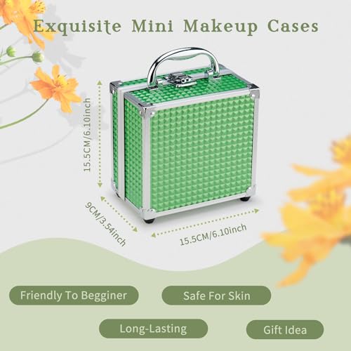 Nymph Green Beginner Makeup Kit for Teens 24-Color Palette with Cosmetic Case - Image 5