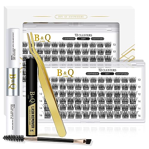 B11 DIY Lash Extension Kit with Individual Lashes, Glue Remover, and Applicators