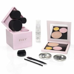 FIXY Makeup Repair Kit for Eyeshadows, Blush, Highlighter with Mirror - Makeup Organizer