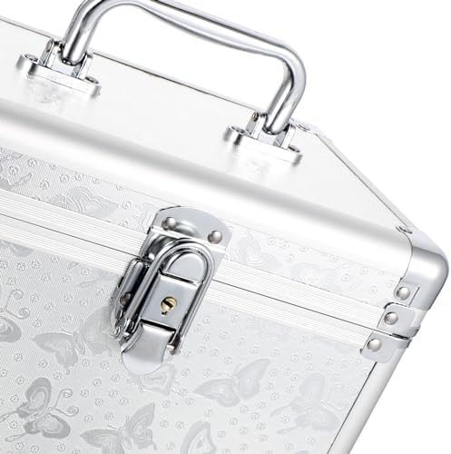 FOMIYES Portable Makeup Case with Mirror, Adjustable Dividers, and Large Storage for Artists - Image 8