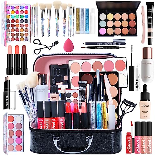 MAEPEOR All In One Makeup Kit 34PCS Makeup Kit for Women Full Kit Multi-Purpose Makeup Set for Beginners or Pros (KIT014)