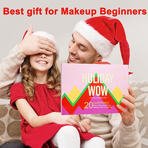 PHOEBE Teenage Girl's All-in-One Makeup Advent Calendar with Lip Gloss, Foundation, and Extras - Image 5