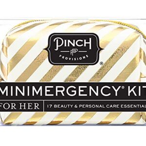 Candy Stripe Minimergency Kit 17 Essential Travel-Sized Cosmetic Pieces for Your Purse