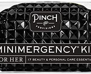Pinch Provisions Minimergency Kit 17-Piece Cosmetic Essentials Travel Size for Purses