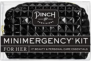 Pinch Provisions Minimergency Kit 17-Piece Cosmetic Essentials Travel Size for Purses