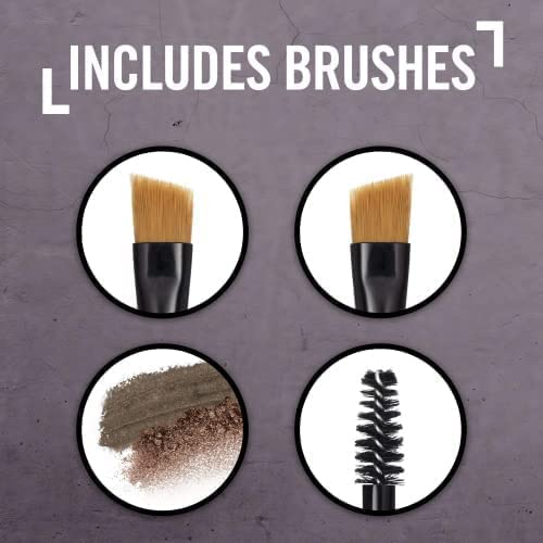 Rimmel Brow This Way Sculpting Kit Dark Brown, 0.04 oz Powder, 0.03 oz Wax - Image 4