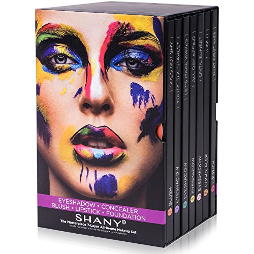 SHANY Masterpiece 7-Layer All-In-One Makeup Set with 165 Colors and Palettes