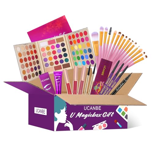 UCANBE 86 Color Eyeshadow Palette and 15 Brush Full Makeup Set for Women