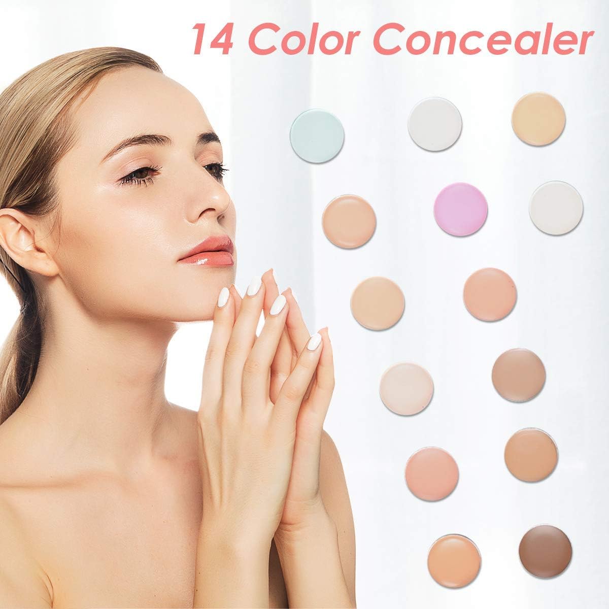 177 Color Hotrose Full Pink Eyeshadow Palette Blush Lip Gloss Concealer Kit Beauty Makeup Set,All-in-One Makeup Kit with Mirror, Applicators - Image 6