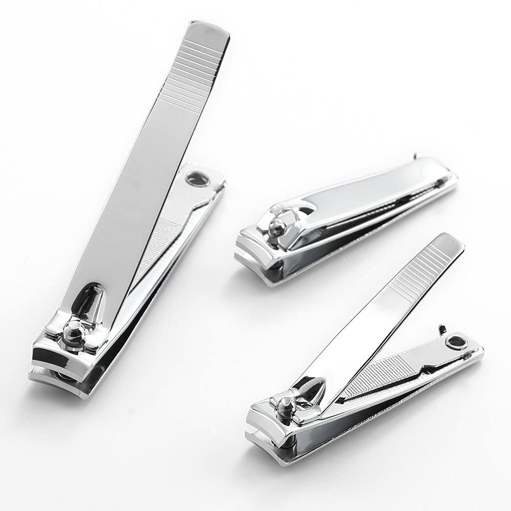 QLL 4-Pc Stainless Steel Nail Clipper Set with Swing Out Cleaner/File - Image 3