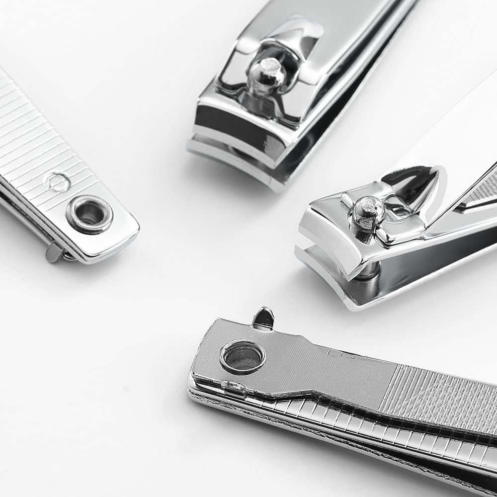 QLL 4-Pc Stainless Steel Nail Clipper Set with Swing Out Cleaner/File - Image 7