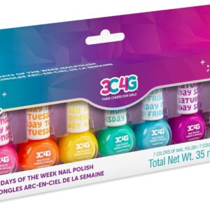 7 Non-Toxic Nail Polish Set for Girls 8+ - Fun DIY Manicure Kit