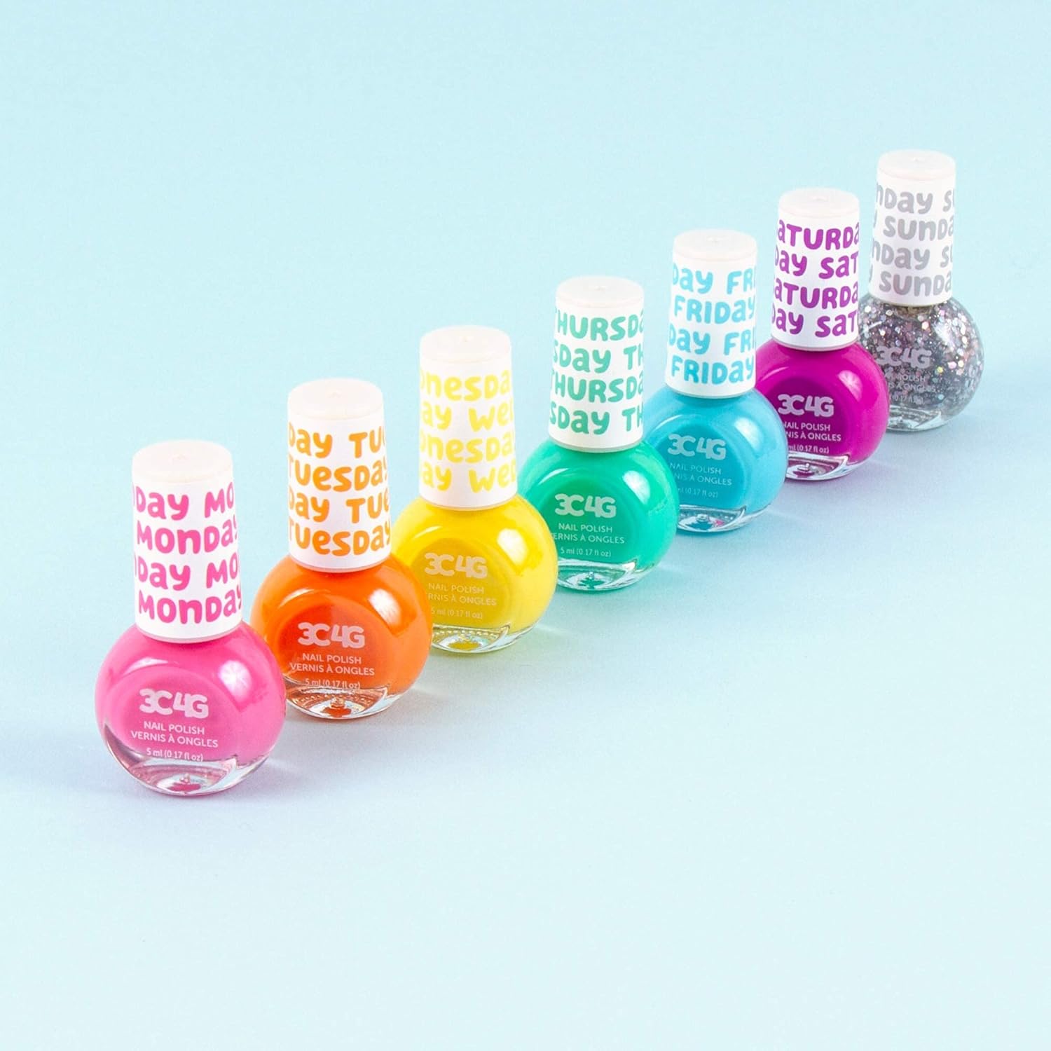 7 Non-Toxic Nail Polish Set for Girls 8+ - Fun DIY Manicure Kit - Image 8