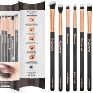 7pcs Eyeshadow Brush Set - Soft Synthetic for Blending, Eyeliner, Crease, Eyebrow