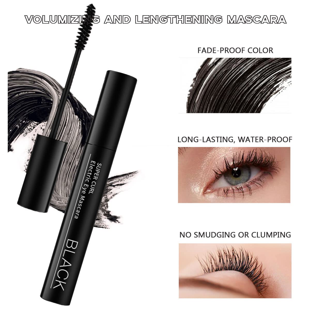 All-in-One Makeup Kit with 12 Eyeshadows, Mascara, Eyeliner, Brushes & Bag - Image 3