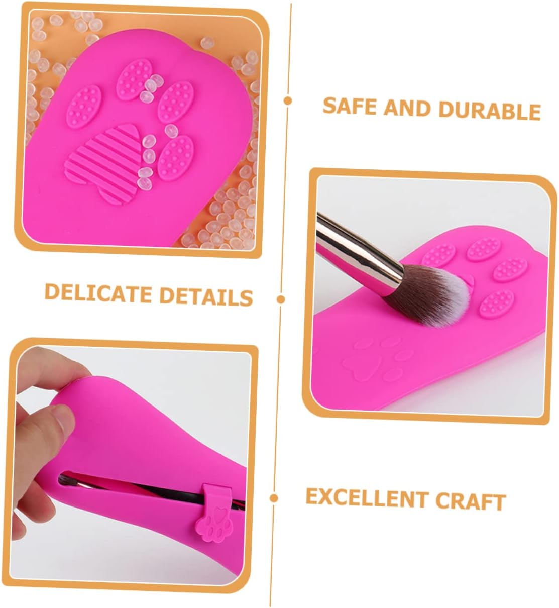 Balacoo 4pcs Portable Makeup Brush and Lipstick Organizer Travel Bag - Image 5