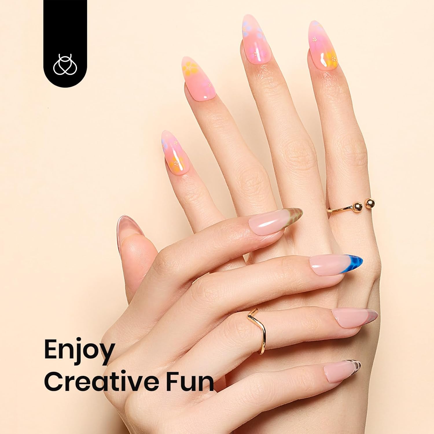 Beetles 15ml Blooming Gel - Clear UV LED Nail Art Polish for Floral Designs - Image 5