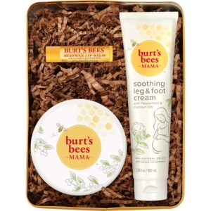 Burt's Bees Pregnancy Essentials Set: Mama Belly Butter, Lip Balm, Foot Cream