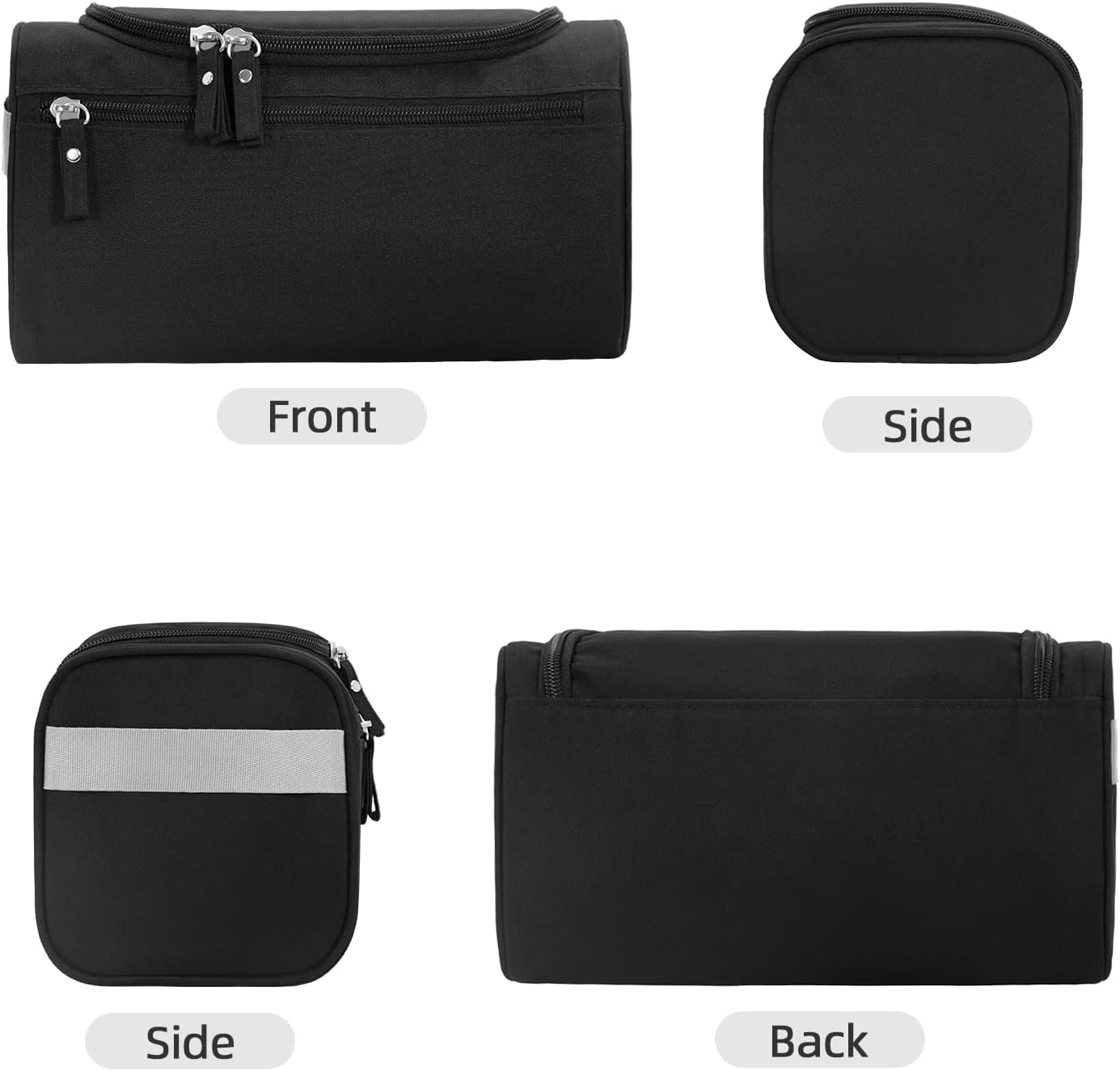 Buruis Travel Toiletry Bag for Men and Women, Hanging Toiletry Organizer Cosmetics Makeup Bag, Water-resistant Dopp Kit Shaving Bag, Small Toiletry Bag for Travel Essentials, Accessories - Image 5