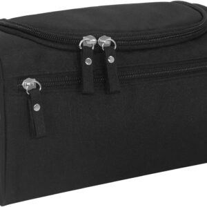 Buruis Travel Toiletry Bag for Men and Women, Hanging Toiletry Organizer Cosmetics Makeup Bag, Water-resistant Dopp Kit Shaving Bag, Small Toiletry Bag for Travel Essentials, Accessories