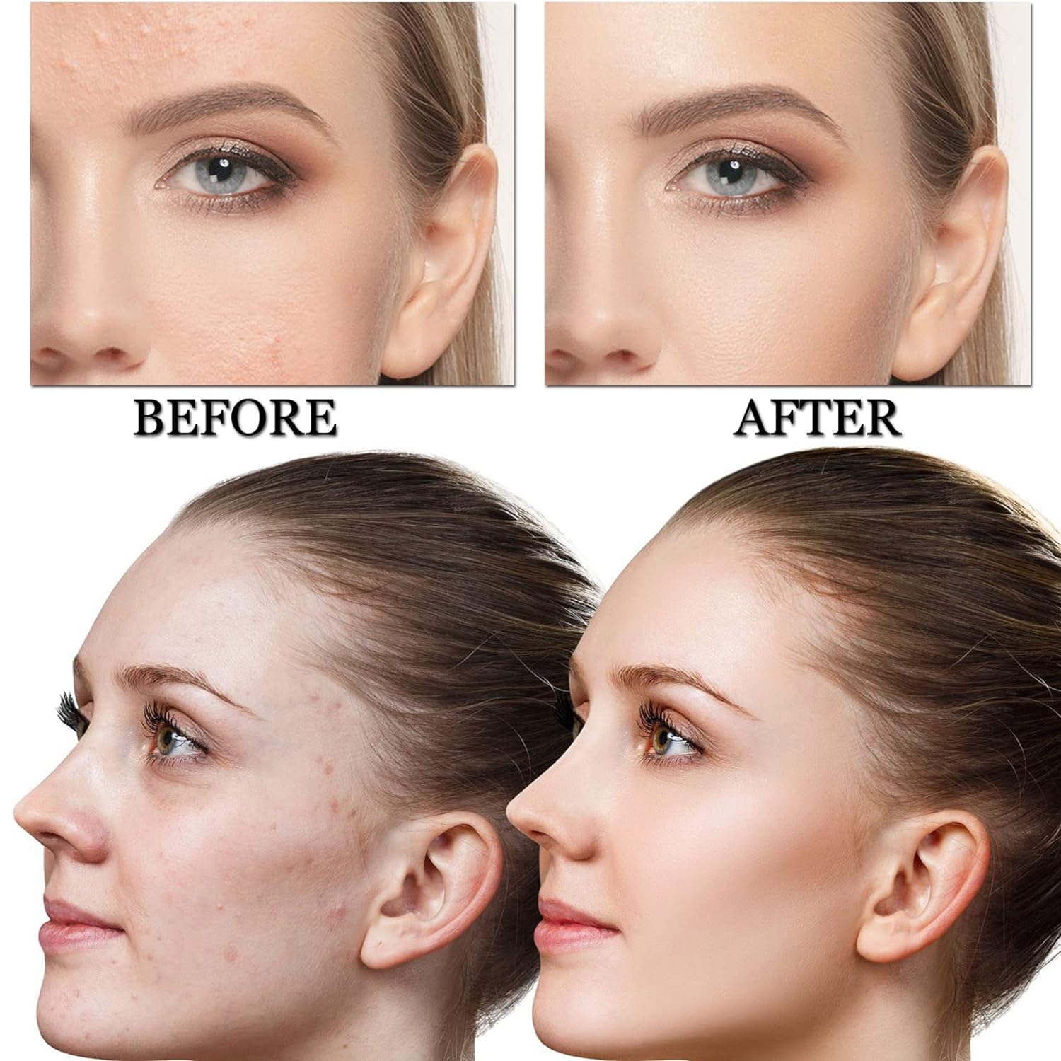 CAHIUYOA 2PCS Mushroom Head Foundation CC/BB Cream Full Coverage Matte Natural - Image 4