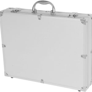 CANIGHT Lockable Aluminum Briefcase for Men, Portable Tattoo Carrying Case