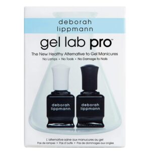 Deborah Lippmann Gel Lab Pro Set | High Shine Base & Top Coat, No Damage