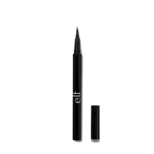 E.l.f. H2O Proof Felt Tip Eyeliner Pen, Waterproof, Vegan, Jet Black 0.02 Fl Oz