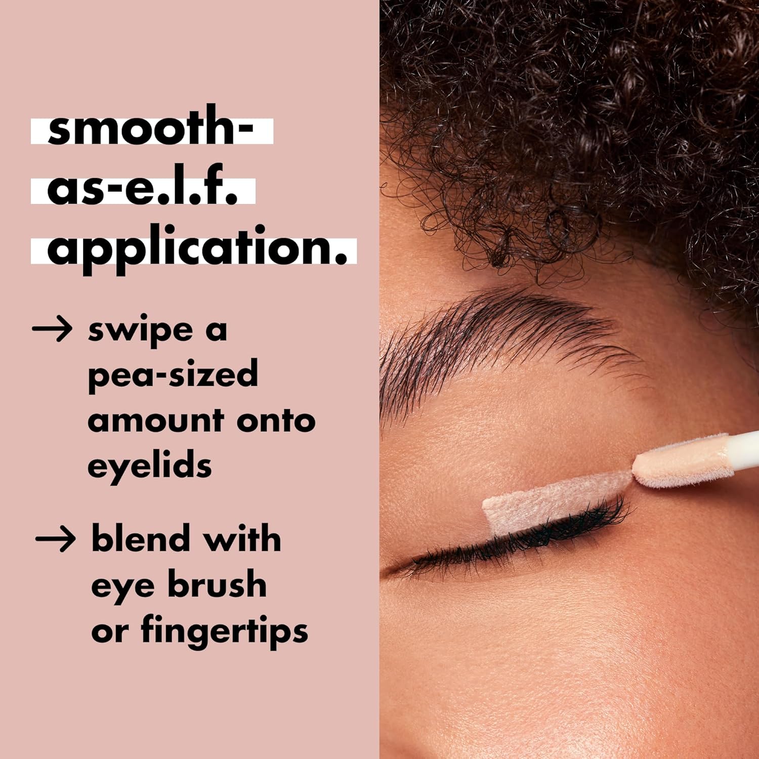 e.l.f. Lock It Down Smooth Eyeshadow Primer Long-Lasting Vegan Cruelty-Free 0.20 fl oz - Image 3